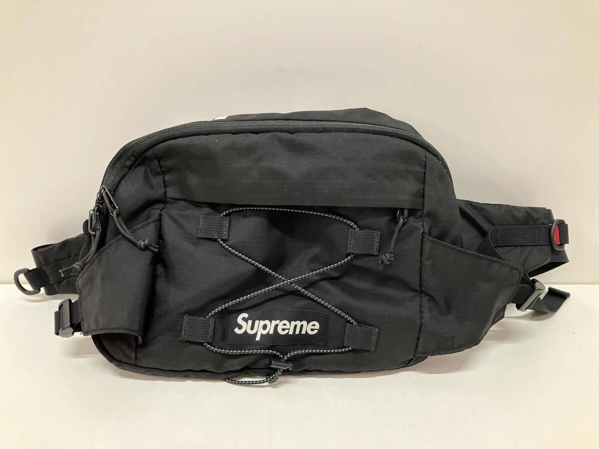 Supreme シュプリーム ボディバッグ 17ss Waist bag ブラック - メルカリ