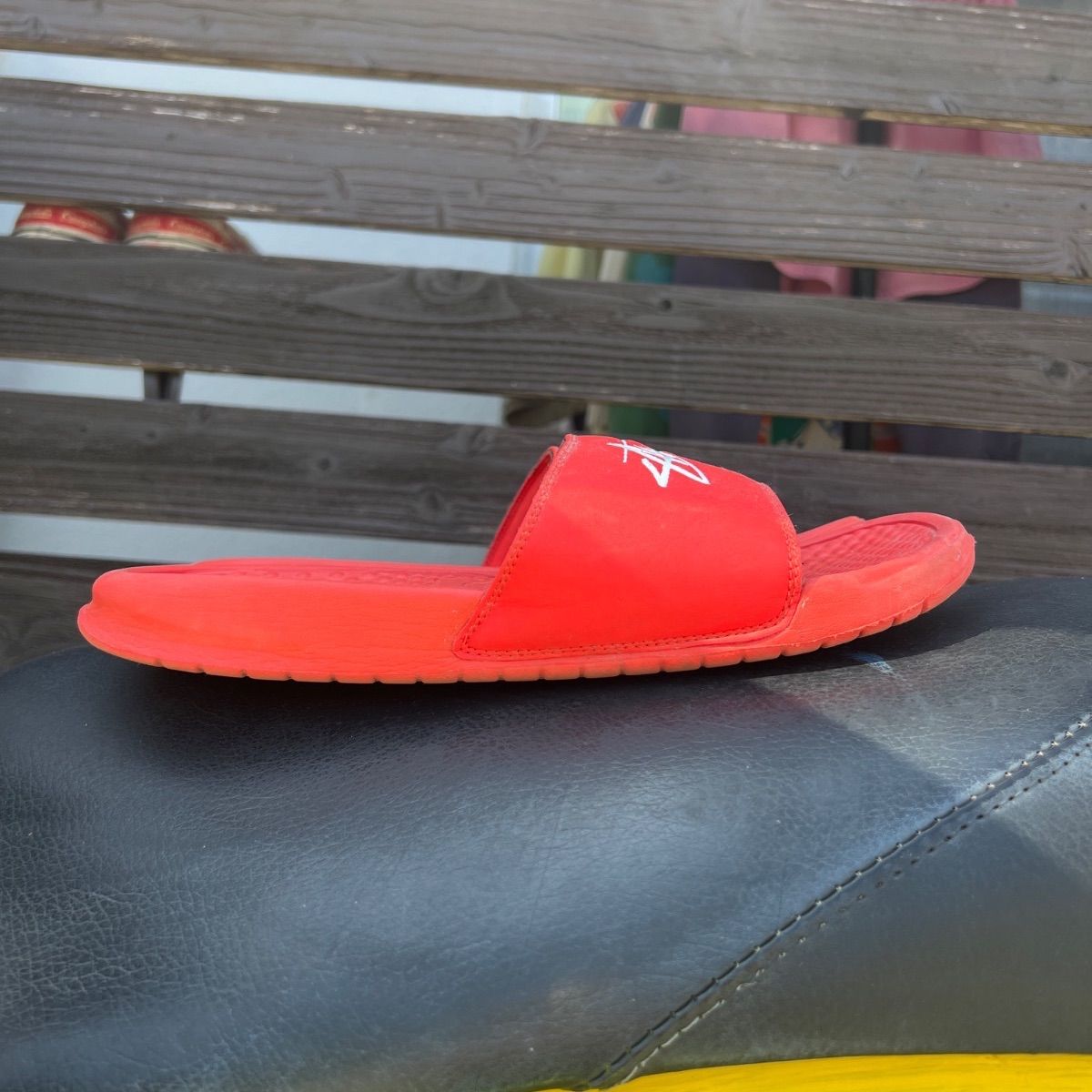 STUSSY × NIKE Benassi ステューシー ナイキベナッシ サンダル - メルカリ