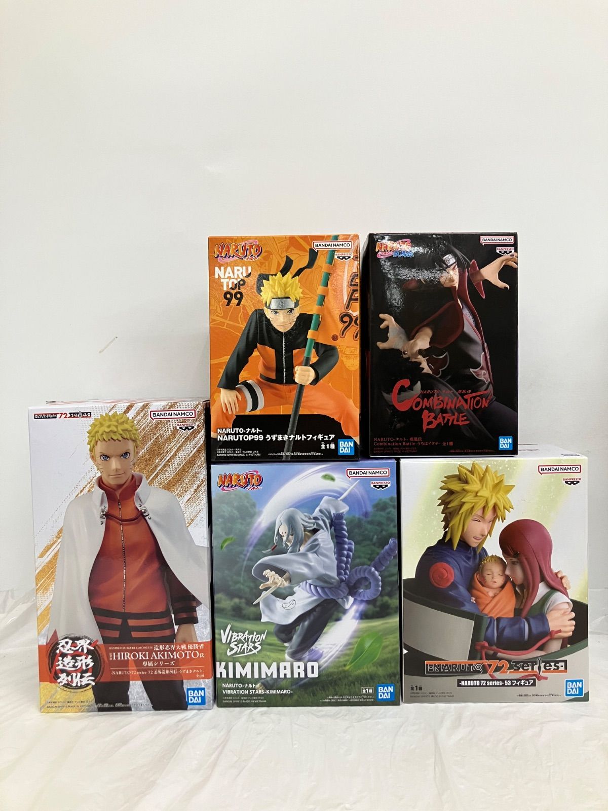 未開封 NARUTO 72 series 他 フィギュア 各種5個セット LF6225 f101