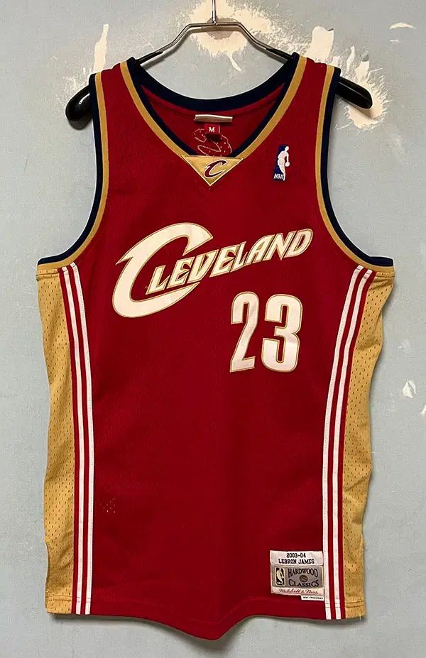 ミッチェルアンドネス NBA クリーブランド レブロン ジェームス 23番 レディースジャージ M 95 66