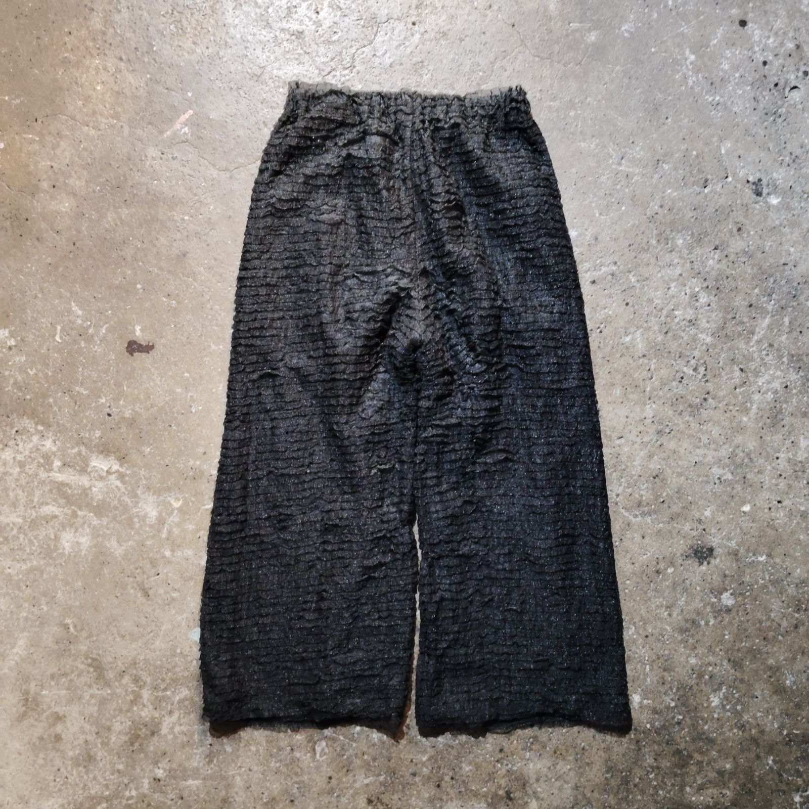 tricot COMME des GARCONS 13ss ナイロンフリンジワイドパンツ トリコ