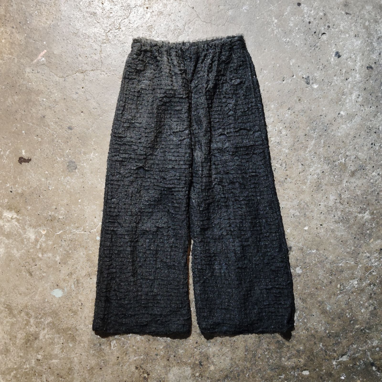 tricot COMME des GARCONS 13ss ナイロンフリンジワイドパンツ トリコ