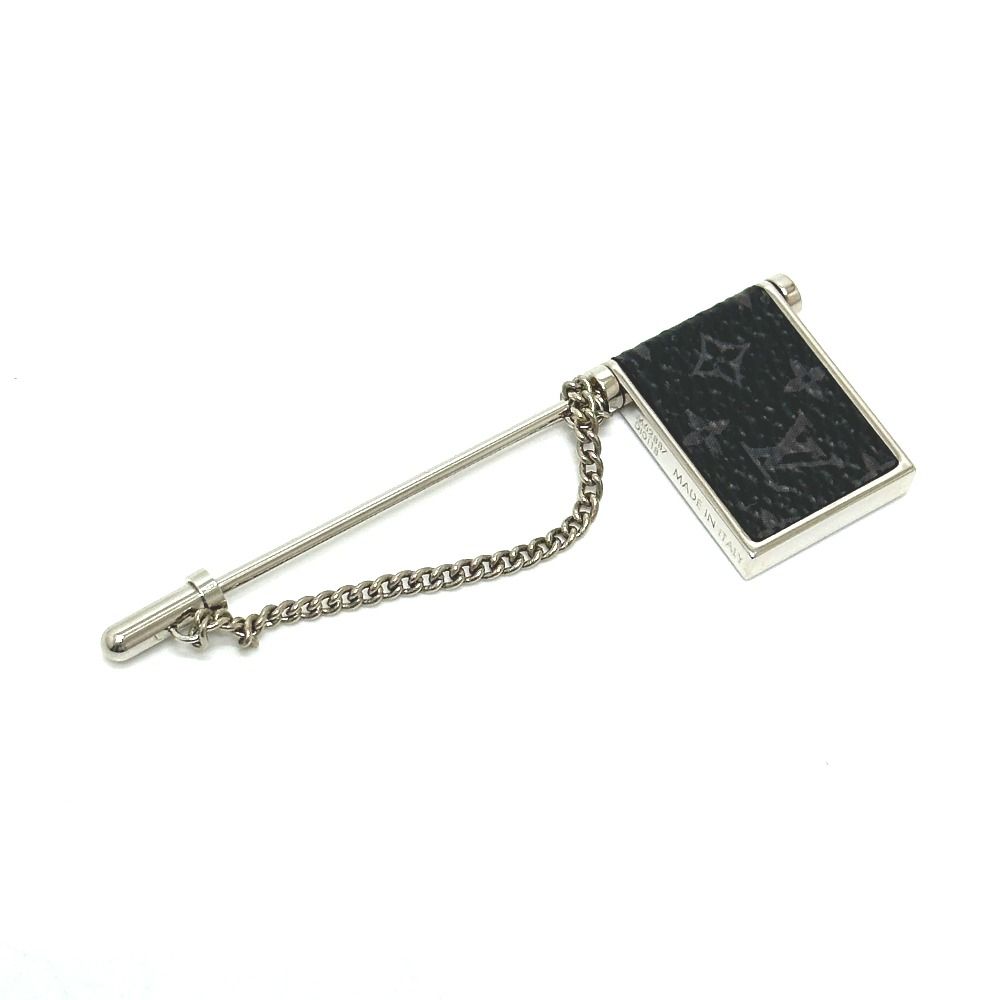 LOUIS VUITTON ピンブローチ M62887 モノグラム エクリプス LOUIS VUITTON ルイヴィトン ブローチ ラペルピン M62887 モノグラム