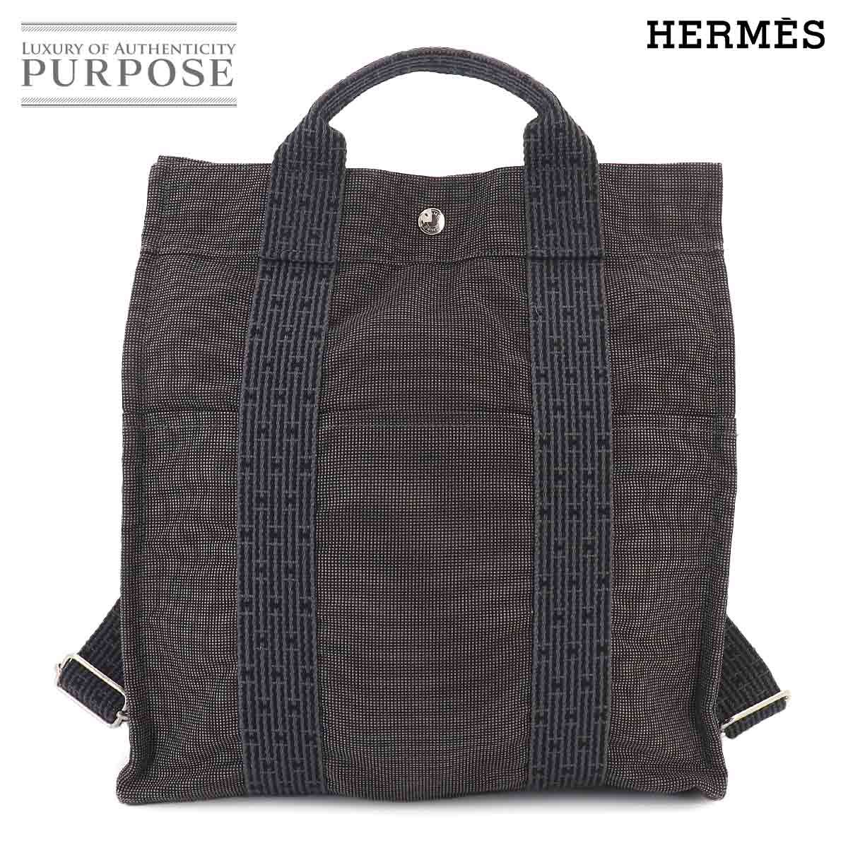 美品 エルメス HERMES エールライン サック アド MM リュックサック