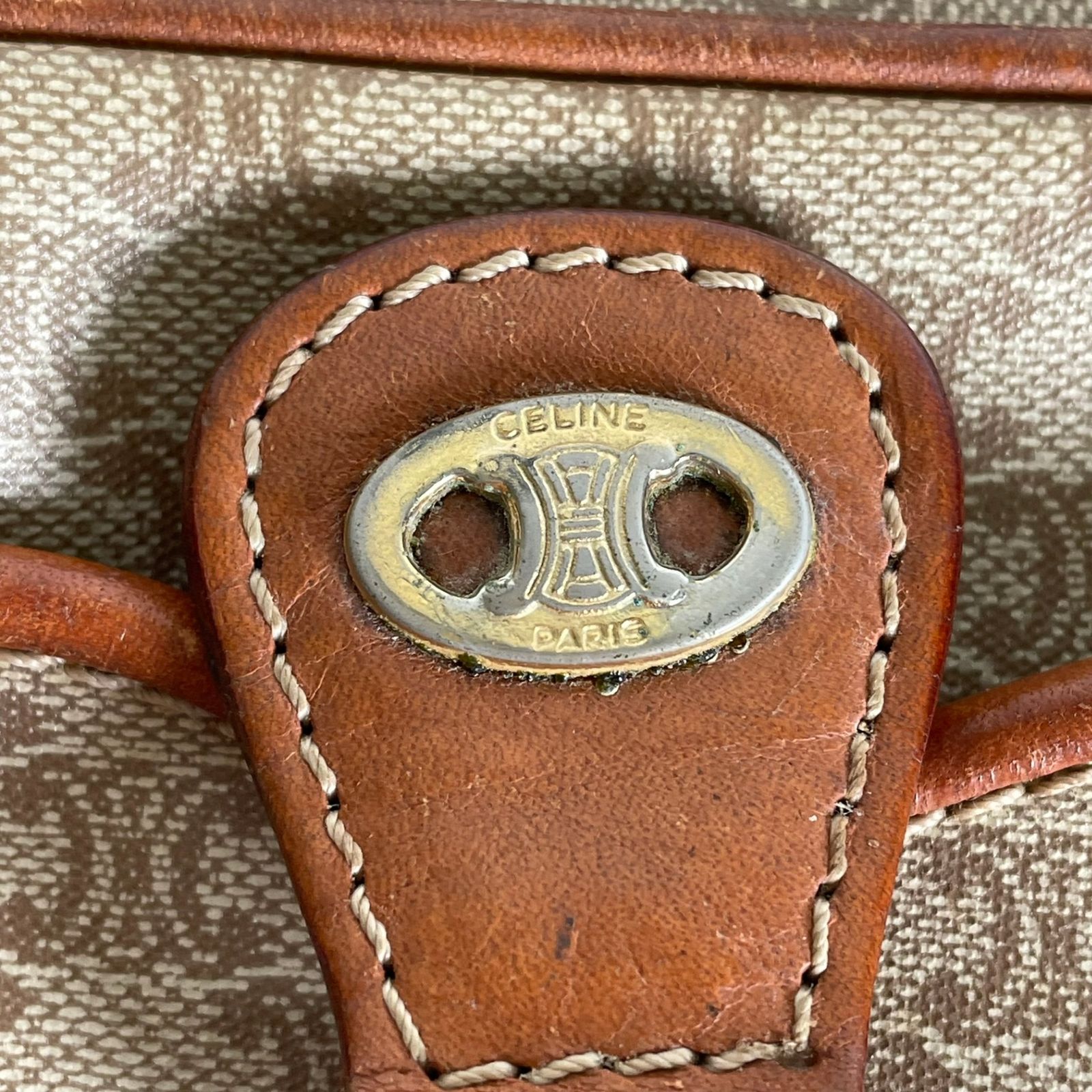 CELINE セリーヌ ショルダーバッグ オールド マカダム ヴィンテージ