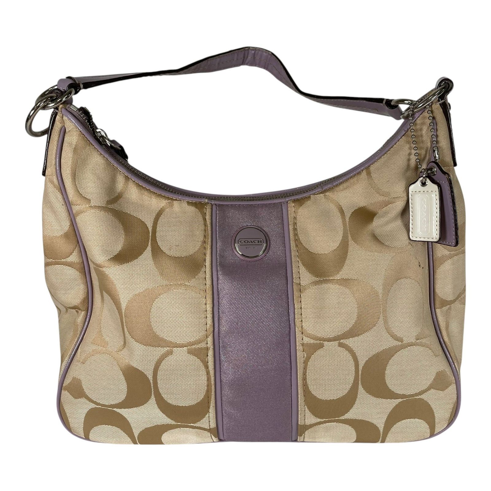 COACH コーチ ワンショルダーバッグ キャンバス シグネチャー M1305 