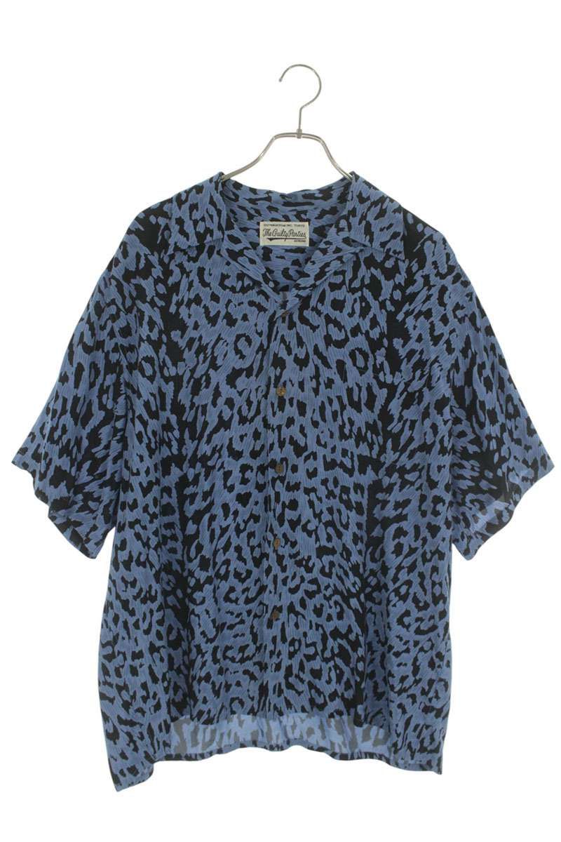 ワコマリア HAWAIIAN SHIRT S/S レオパードオープンカラー半袖シャツ