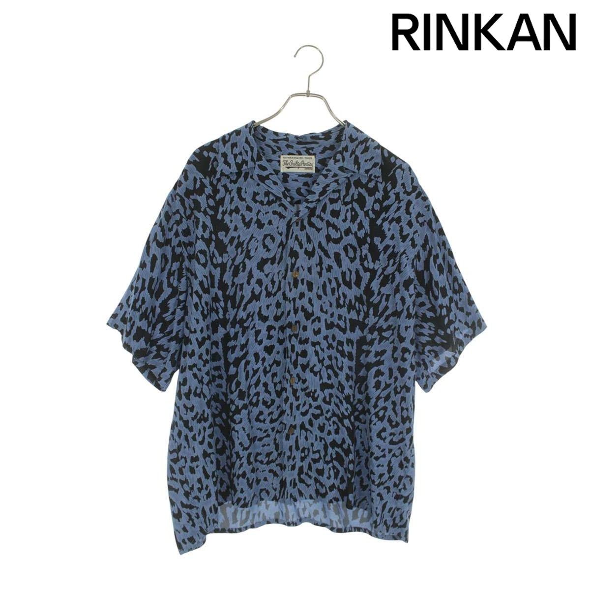 ワコマリア　レオパードシャツ　半袖　Sサイズ ワコマリア HAWAIIAN SHIRT S/S レオパードオープンカラー半袖シャツ