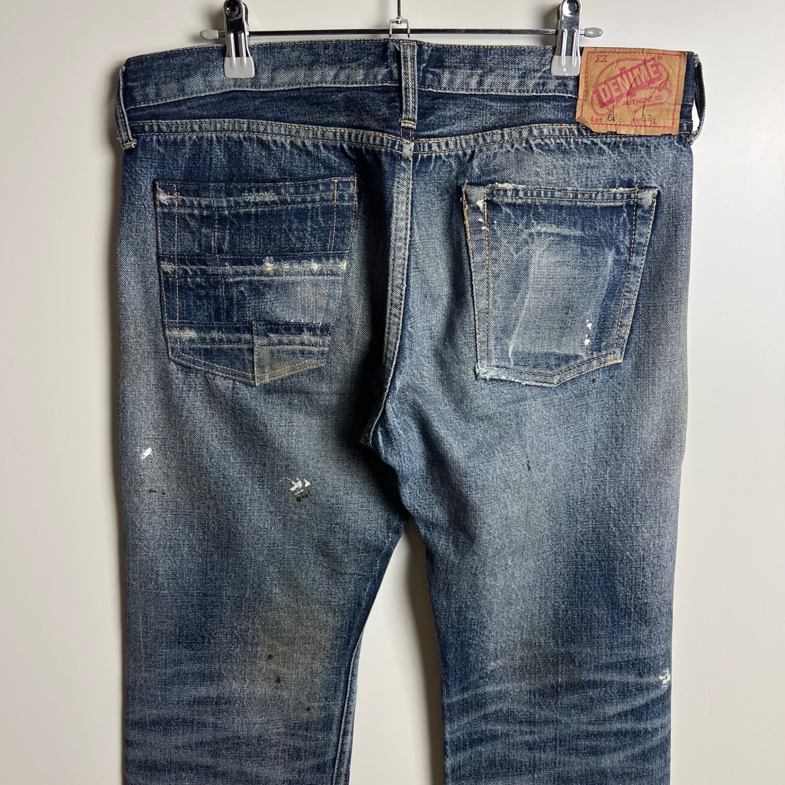 メンズ DENIME japan made Lot.66 BORO denim pants w32 ドゥニーム 66 