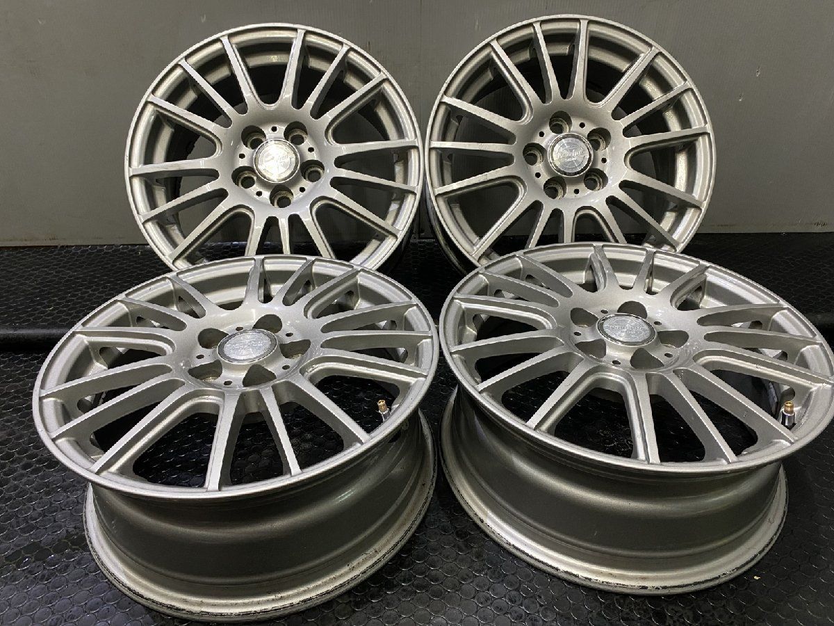 Weds RAVRION Selzer ウェッズ ラブリオン セルザー 15インチ 4本 6J5HPCD100+43 トヨタ専用設計 プリウス カローラ等　(VHK630)