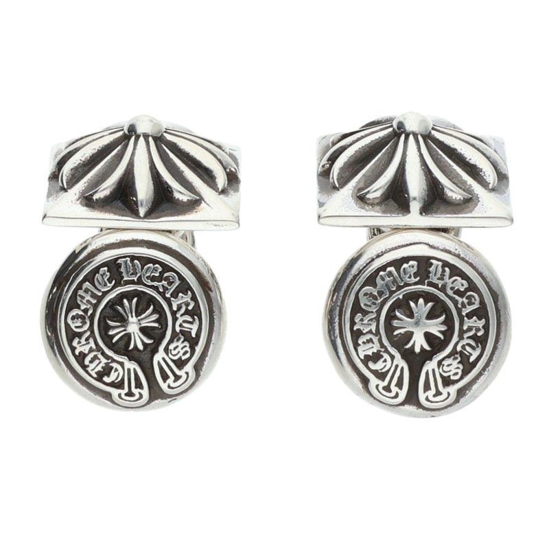 クロムハーツ CUFFLINKS ピラミッドCHプラスカフスボタン メンズ