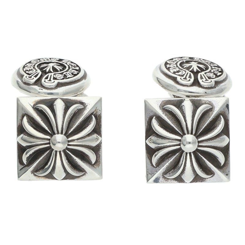 クロムハーツ CUFFLINKS ピラミッドCHプラスカフスボタン メンズ