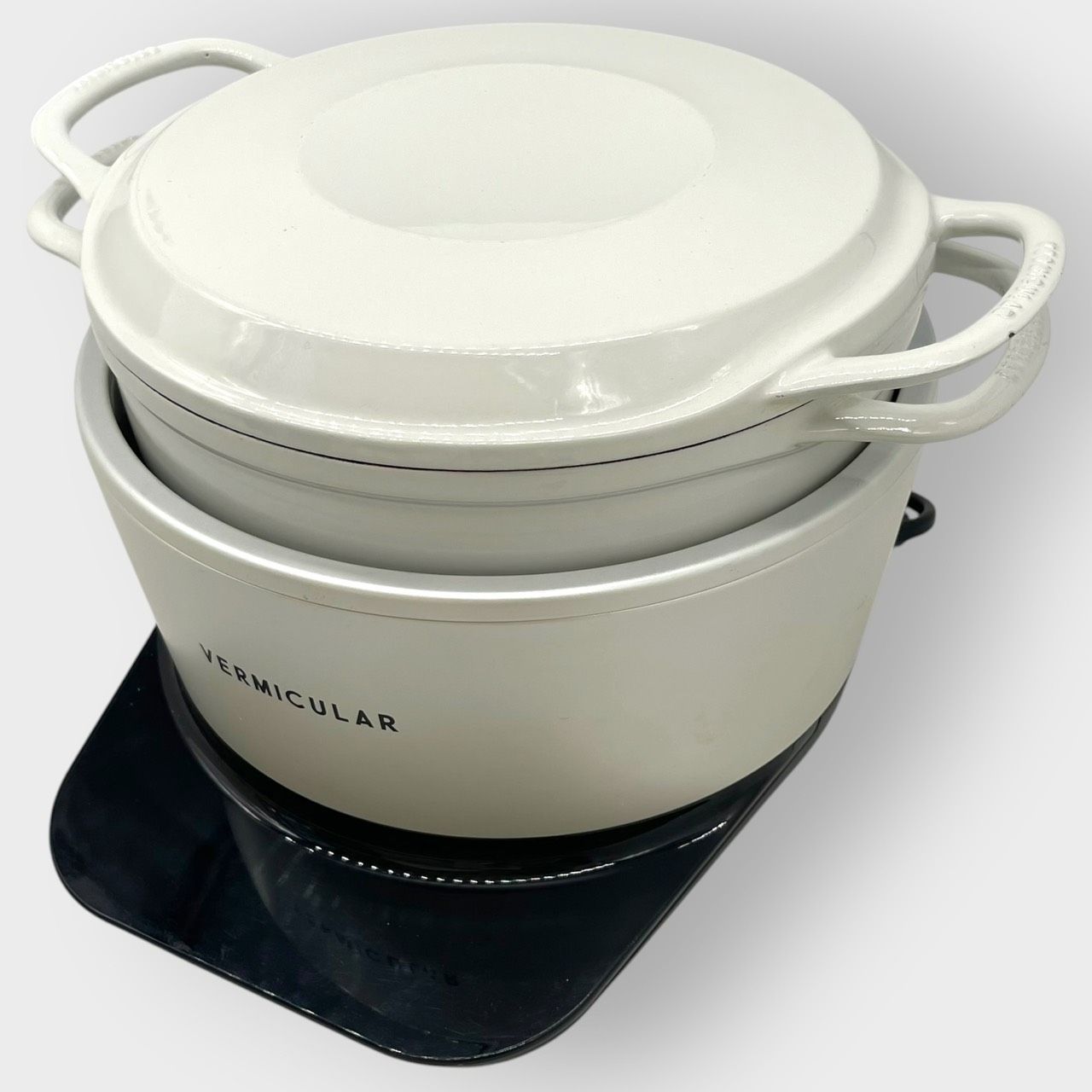 バーミキュラ ライスポット 5合炊き 炊飯器 シーソルトホワイト - メルカリ
