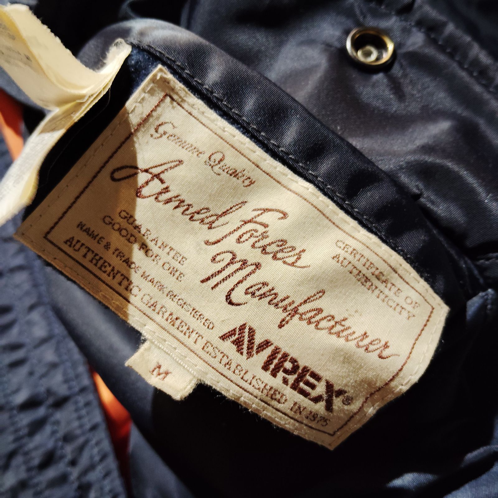 AVIREX FLYING SHARKS MA-1 M アヴィレックス フライングシャークス