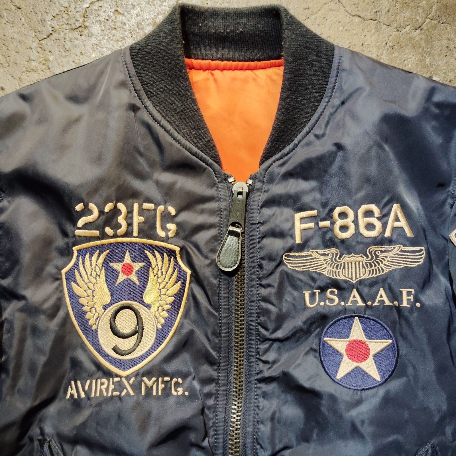 AVIREX FLYING SHARKS MA-1 M アヴィレックス フライングシャークス