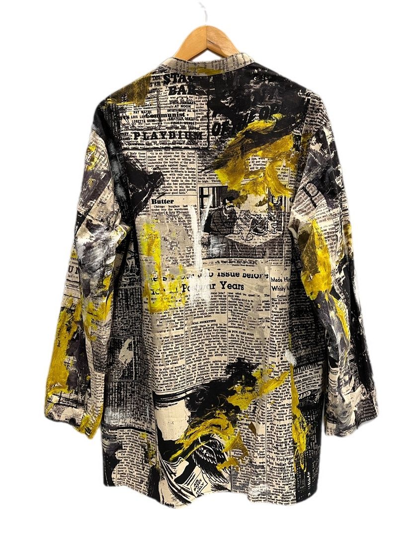 ヨウジ ヤマモト YOHJIYAMAMOTO pour homme 22SS NEWSPAPER STAND