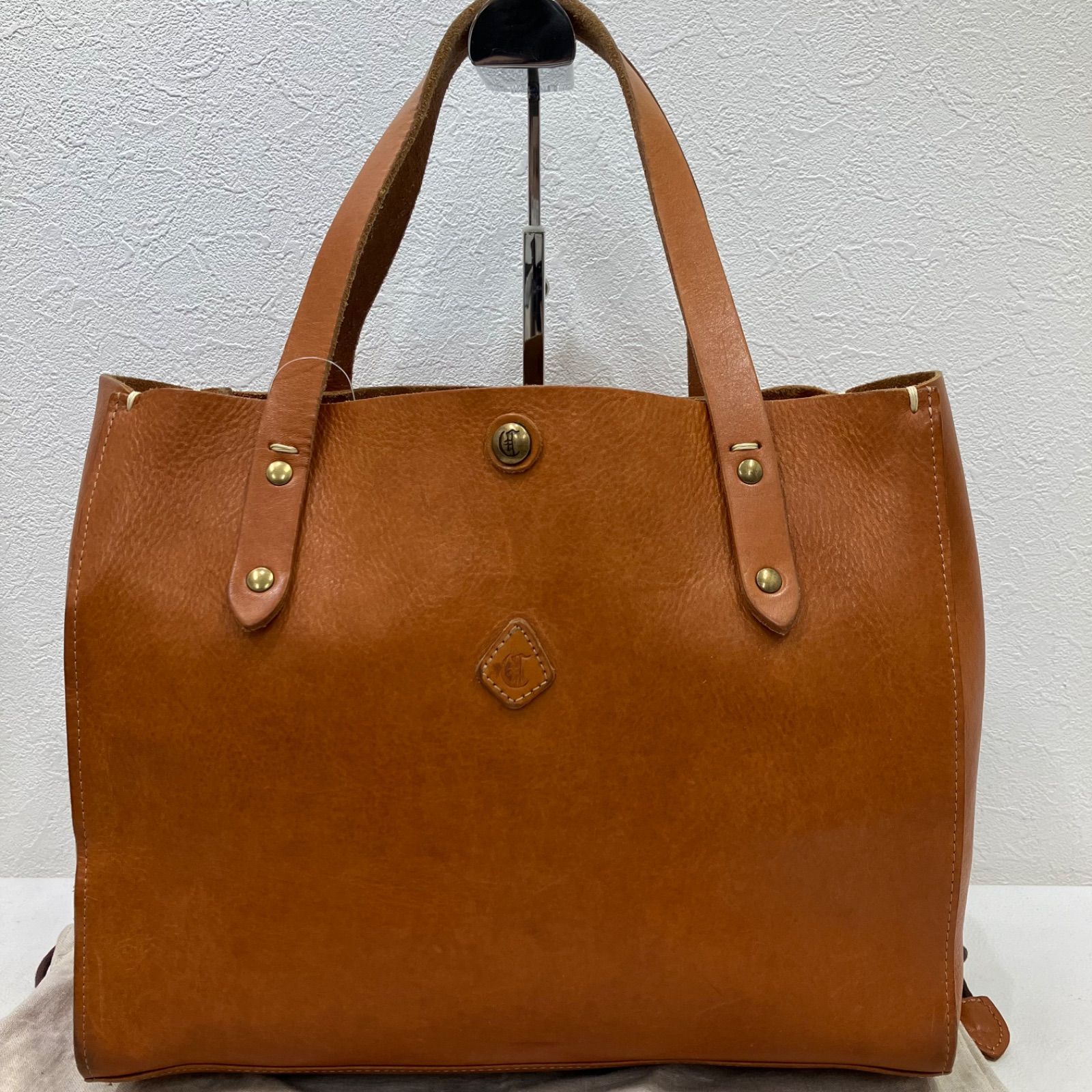 Y4066 CLEDRAN クレドラン トートバッグ レザーワイドトート 牛革