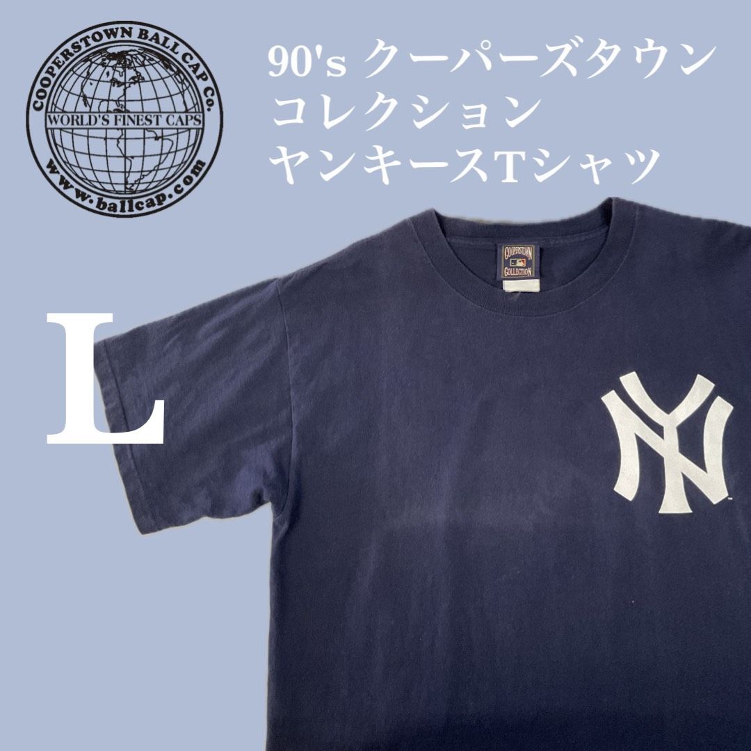 90's cooperstown collection ニューヨークヤンキースTシャツ ベー