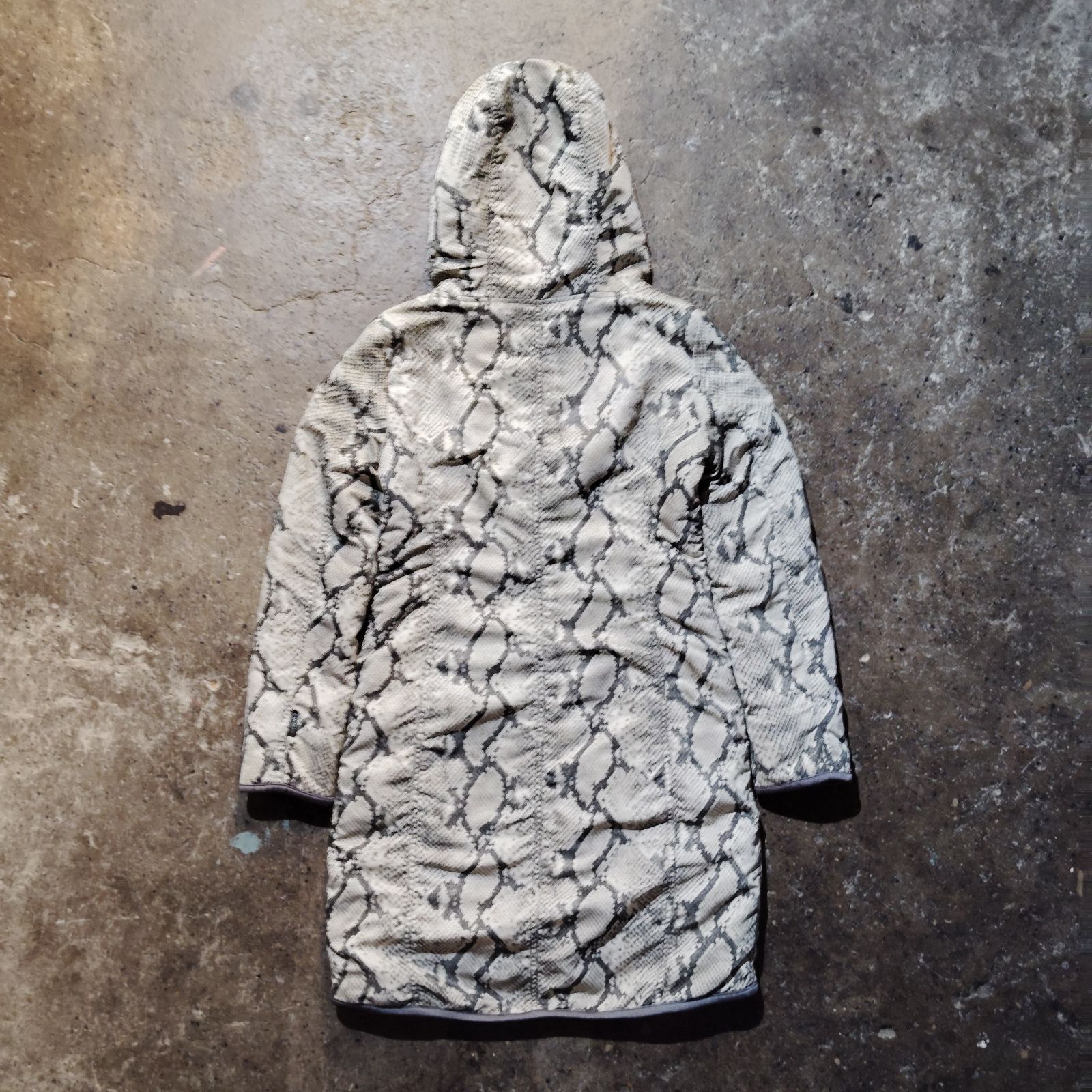 HYSTERIC GLAMOUR パイソン柄ロングコート PRIMALOFT ヒステリック