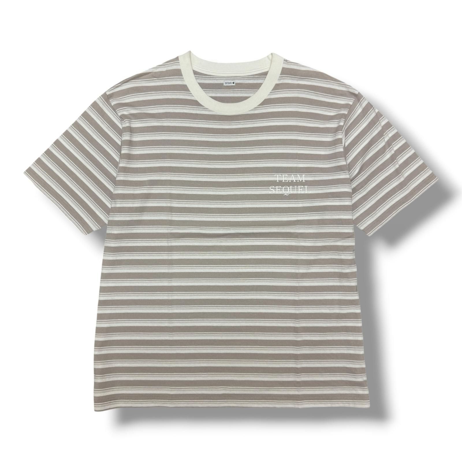 sequel 25aw ボーダーTシャツ Mサイズ 参考上代18700円 SEQUEL 25AW BORDER T-SHIRT ボーダーTシャツ 半袖