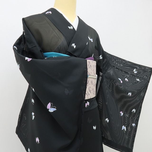 六花-RIKKA- 美品未着用 洗える夏着物 誂えポリエステル トールサイズ