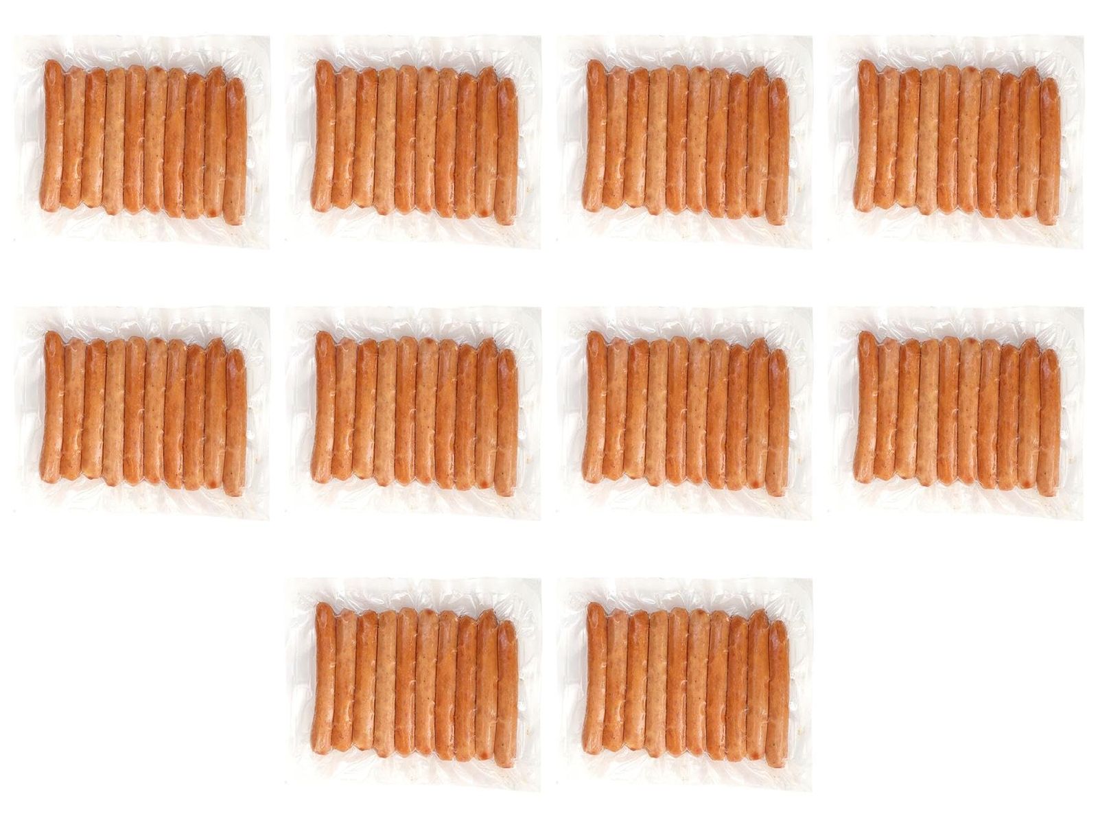 福生ハム 粗挽きウィンナー 25G×10パック (まとめ買い)