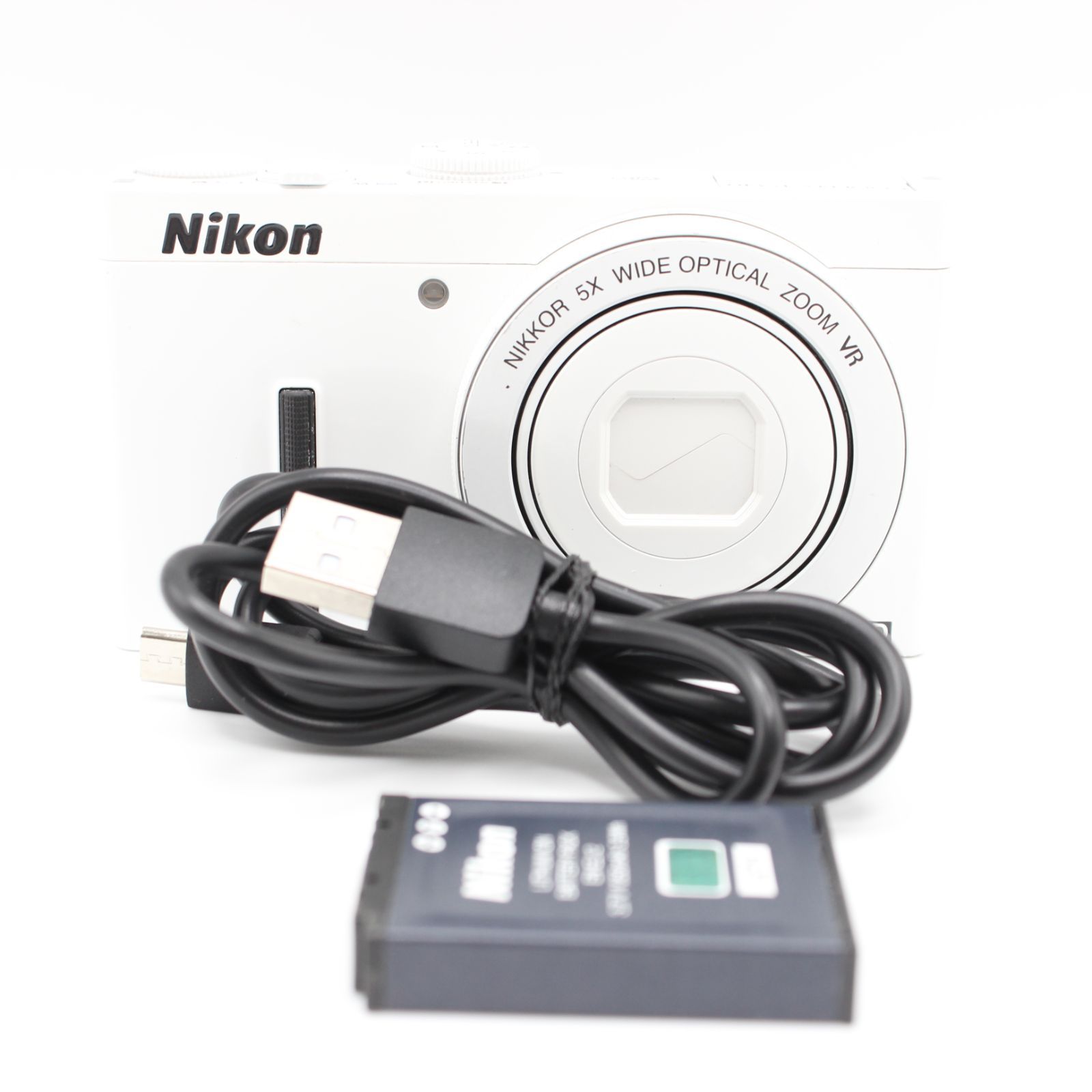 美品】Nikon ニコン コンパクトデジタルカメラ COOLPIX P340 ホワイト
