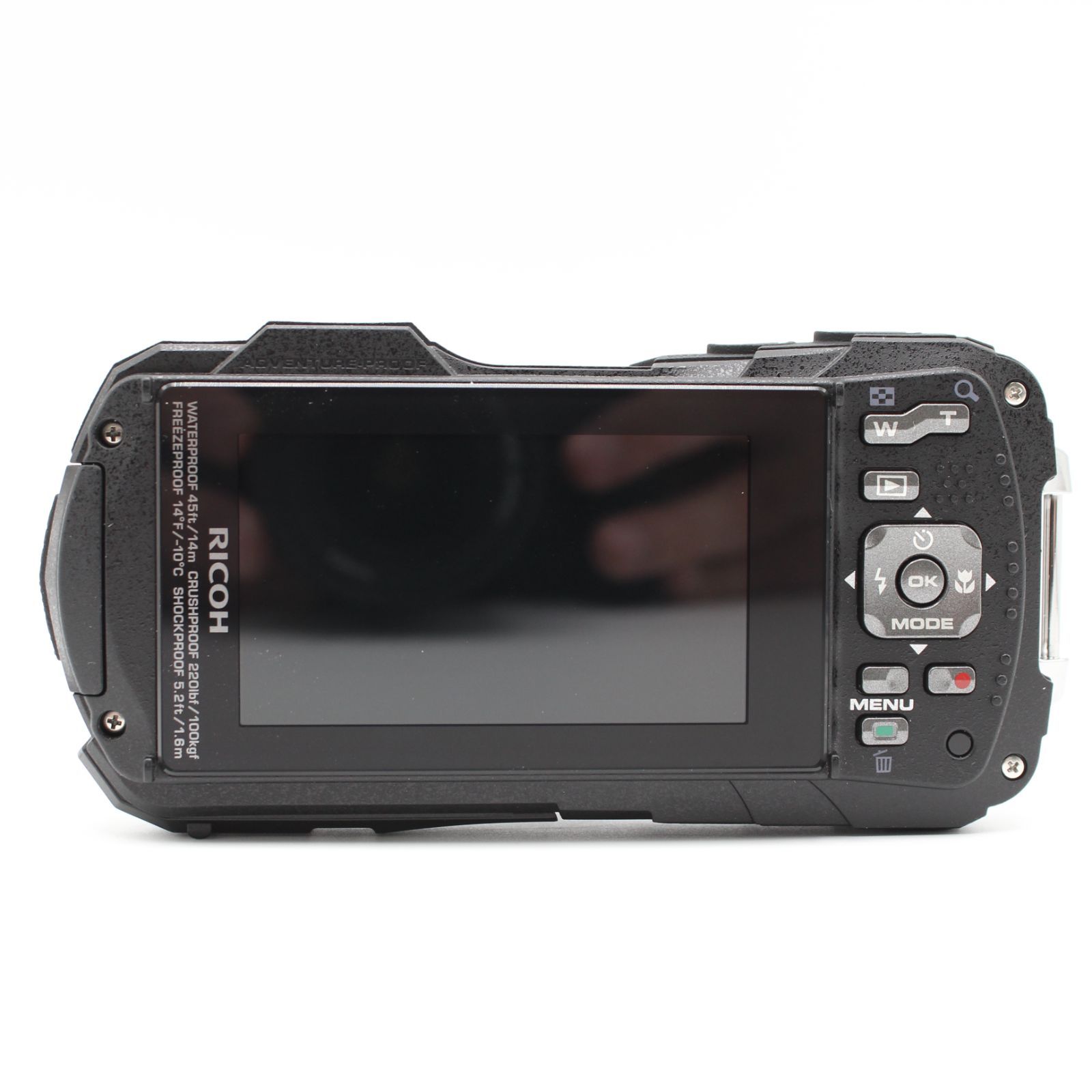 美品】RICOH リコー WG-70 ブラック 防水デジタルカメラ JS129-02185 