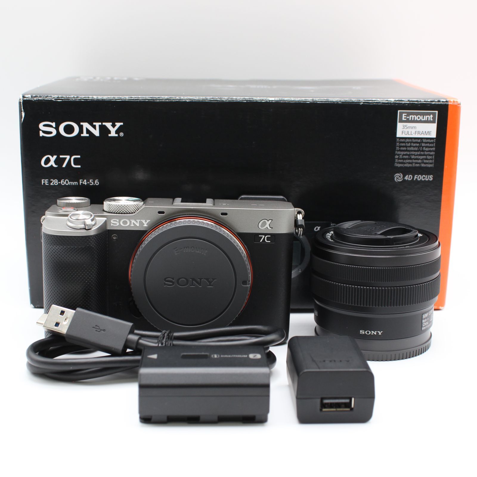 美品】ショット数22,987 SONY ソニー ミラーレス一眼 α7C ズームレンズ 