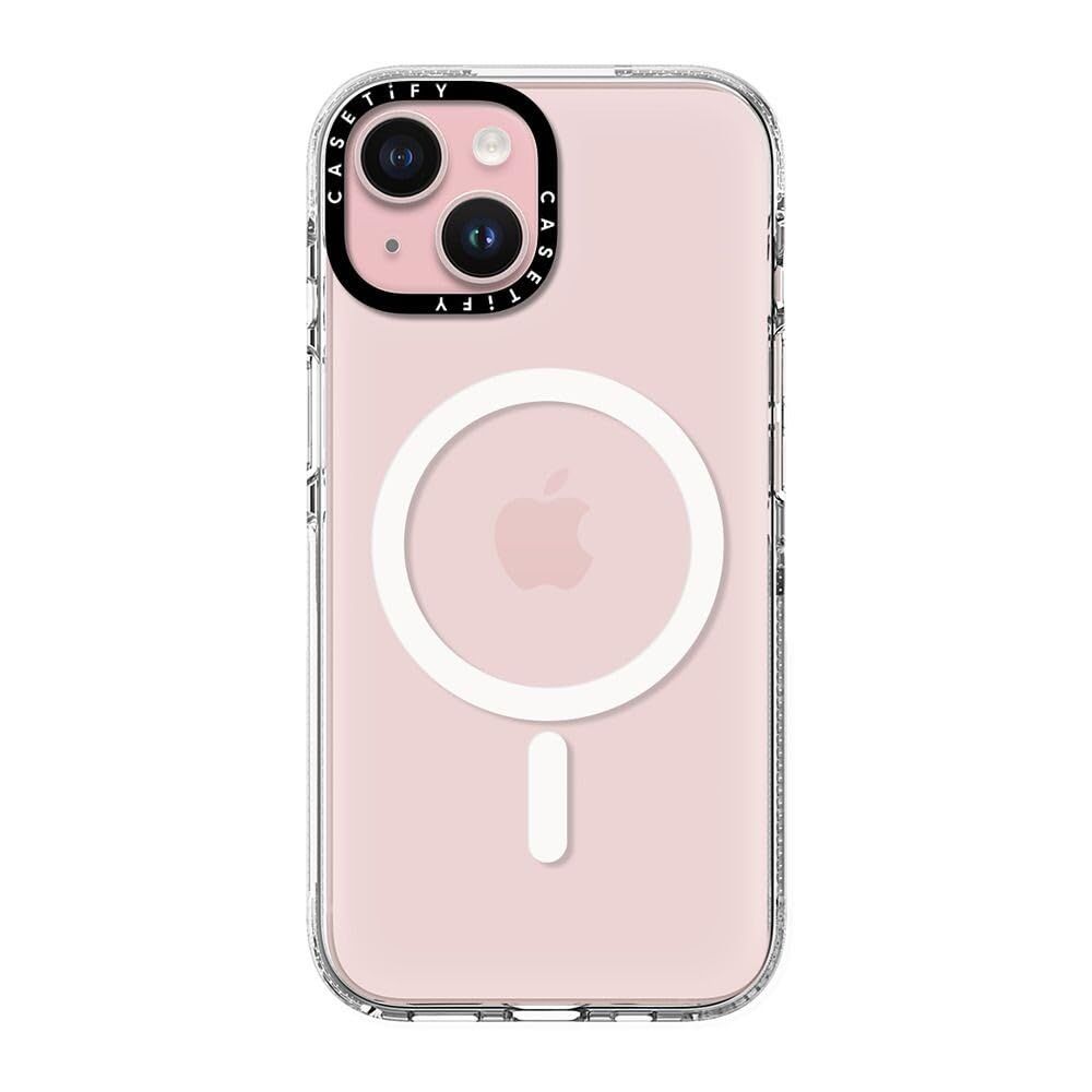 ケース [黄ばみにくい素材 15 / iPhone 2mからの落下試験をクリア MagSafe対応 / クリア MagSafe CASETiFY に対応]
