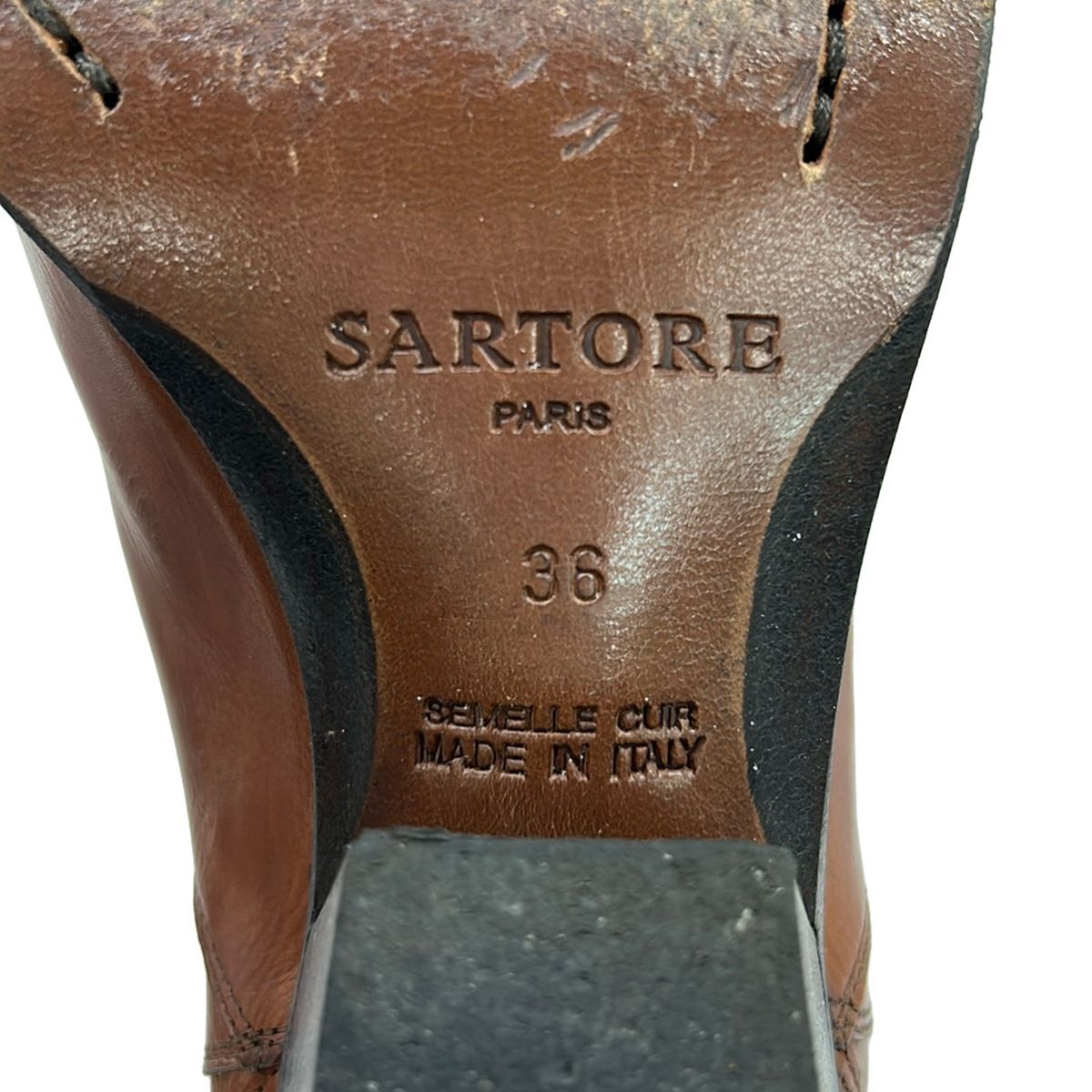 SARTORE(サルトル) ブーツ 36 レディース - ブラウン ウエスタンブーツ