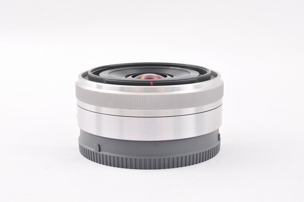2ヶ月保証付き】SONY E 16mm F2.8 SEL16F28 シルバー Eマウント APS-C