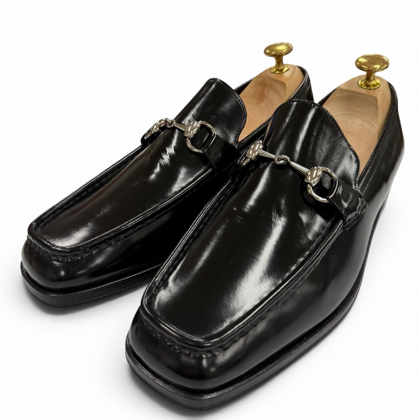 極美品▽GUCCI グッチ ヴィンテージ デッドストック ホースビット