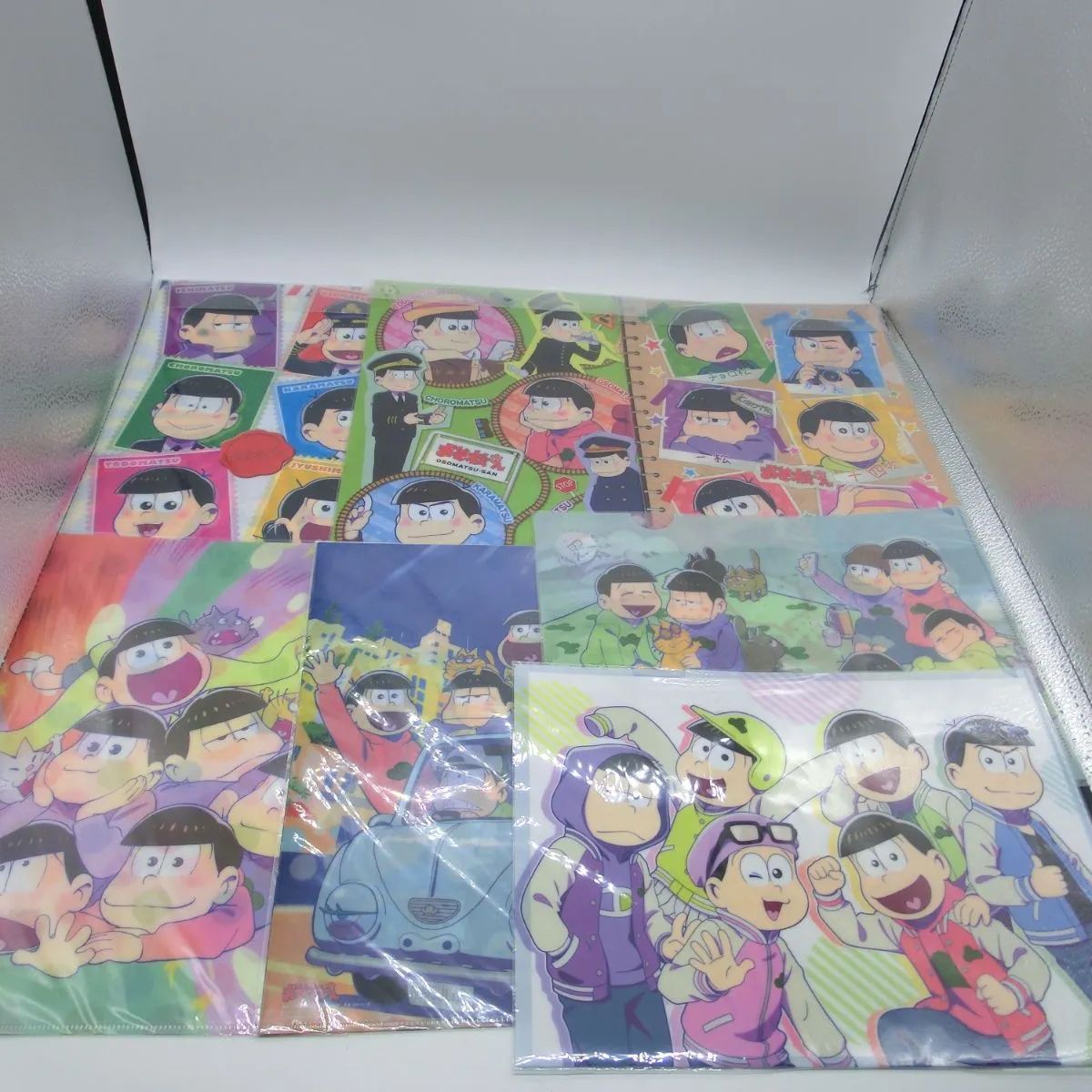 TAKA52-73】△未検品 おそ松さん クリアファイル7枚セット スタジャン