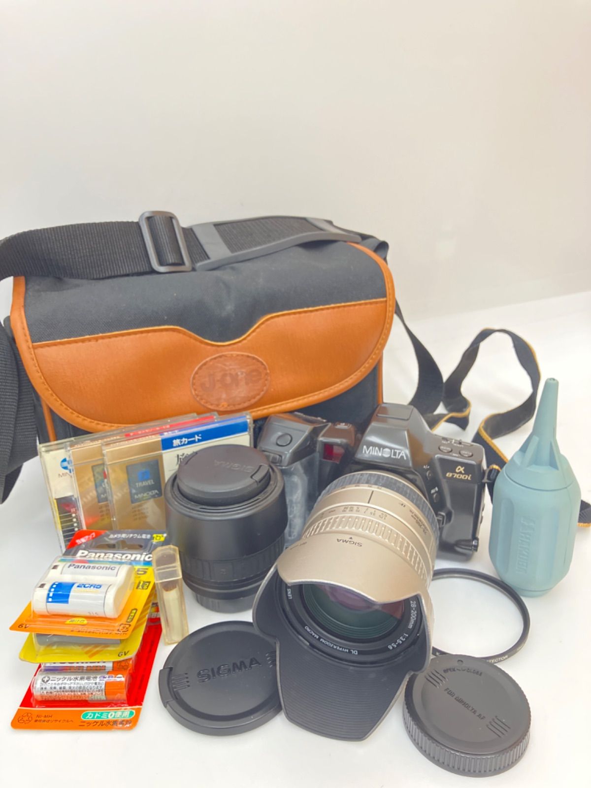 □ MINOLTA ミノルタ α8700i 一眼レフフィルムカメラ セット 【公式