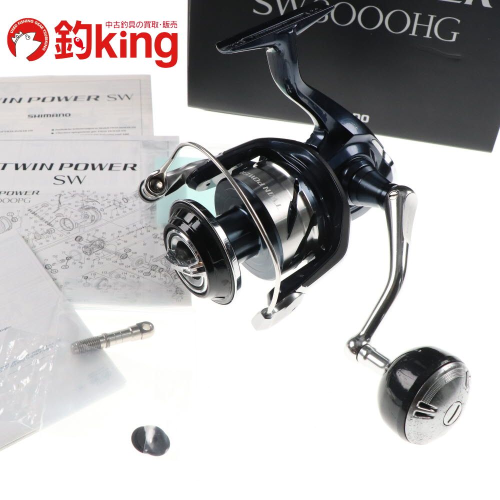 中古】 シマノ 21 ツインパワーSW 8000HG /G019M ロッド リール ルアー