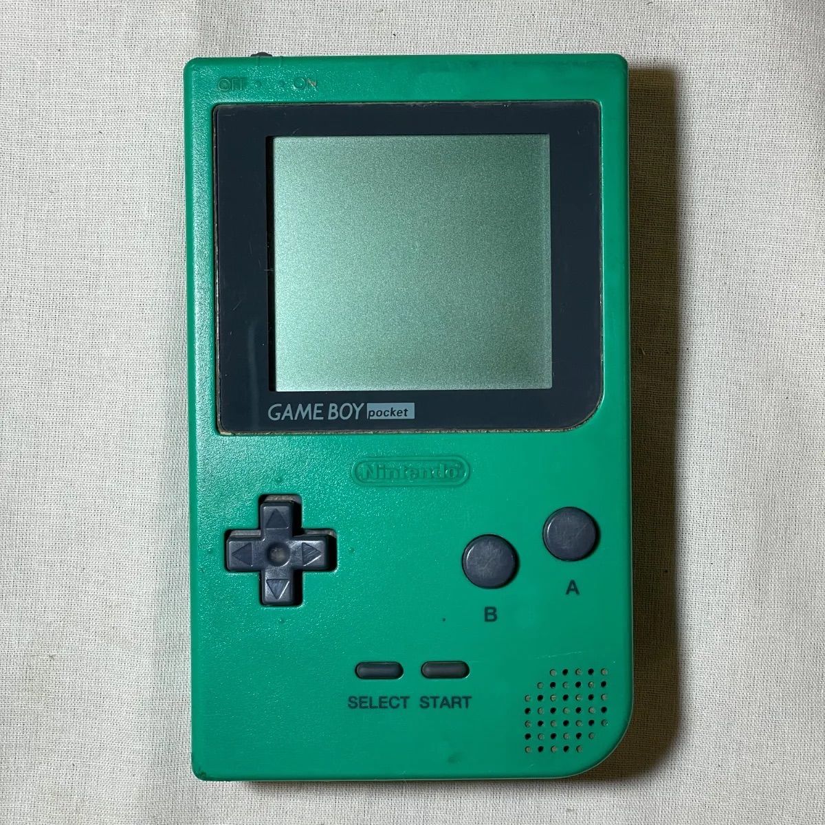 電池蓋付】任天堂 ゲームボーイポケット グリーン 本体 MGB-001