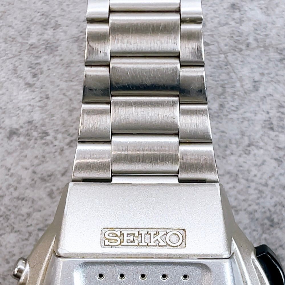 H-1563 SEIKO セイコー デジタル腕時計 SBJS001 A860-4001 シルバー