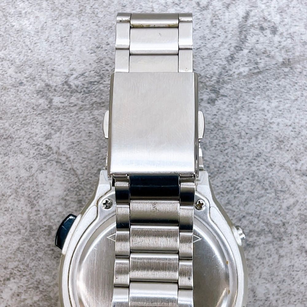 H-1563 SEIKO セイコー デジタル腕時計 SBJS001 A860-4001 シルバー