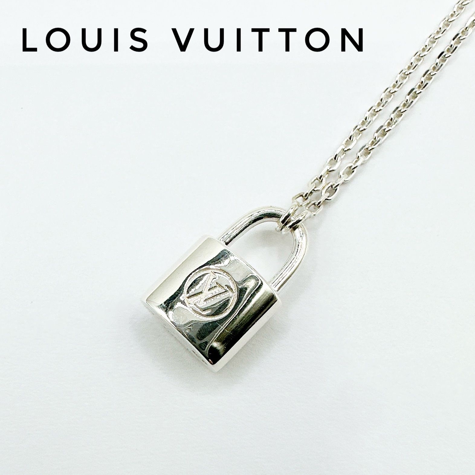 美品🌻LOUIS VUITTON ロックイット シルバー ネックレス 約50㎝ Y