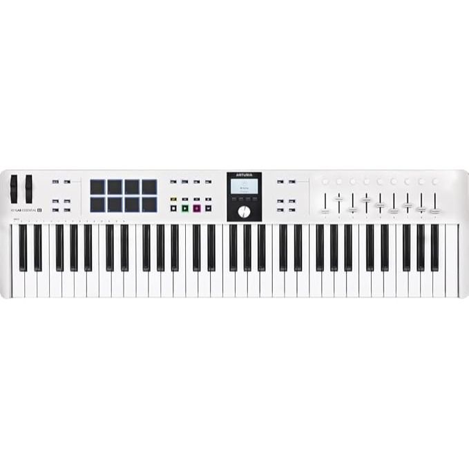 【新品】ARTURIA MIDI キーボード コントローラー KeyLab Essential 61 mk3 WH　アートリア