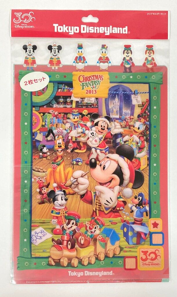 東京ディズニーランド クリアホルダーセット クリスマスファンタジー