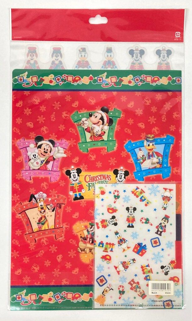 ディズニークラシックコレクション　サンタクロース 東京ディズニーランド クリアホルダーセット クリスマスファンタジー
