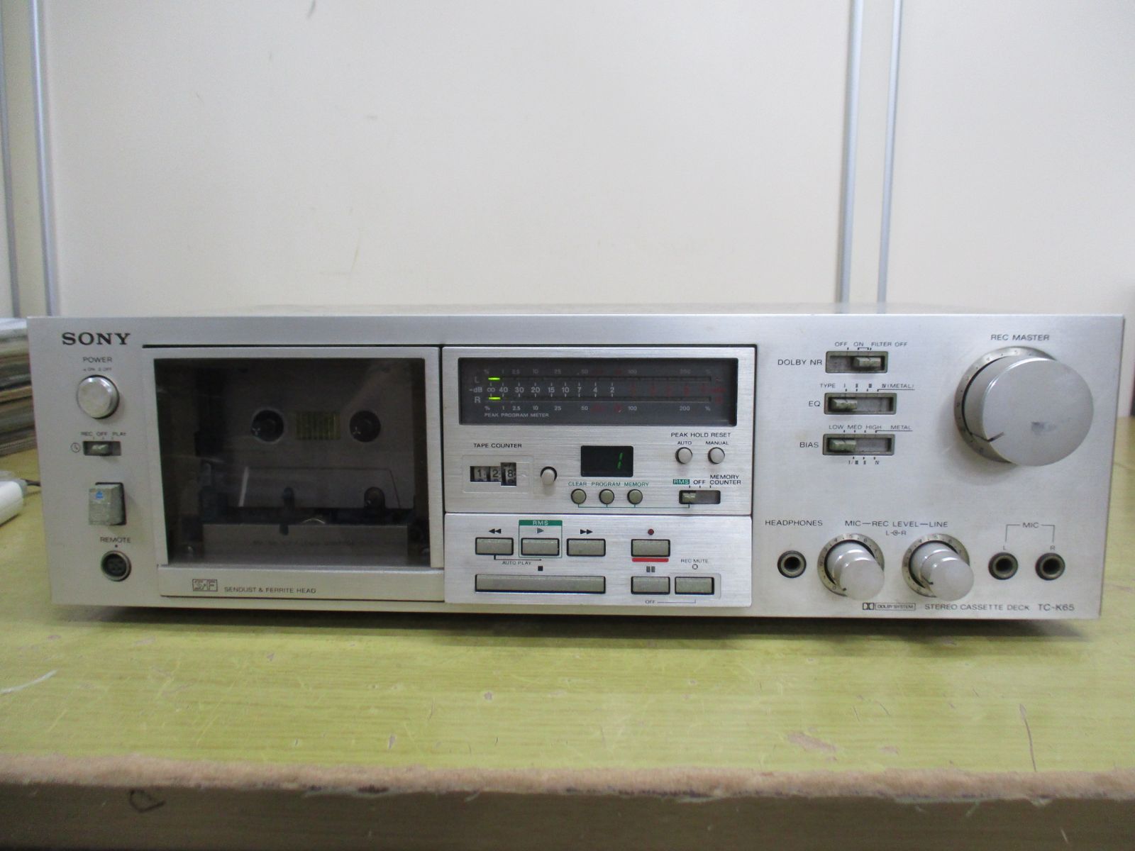 B240 SONY TC-K65 カセットデッキ - メルカリ