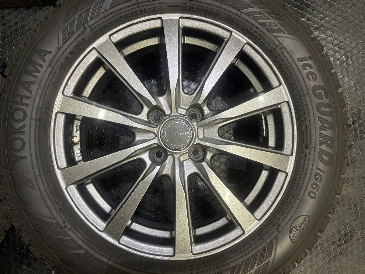 YOKOHAMA ice GUARD iG60 195/65R16】スタッドレス【GRASS 16インチ