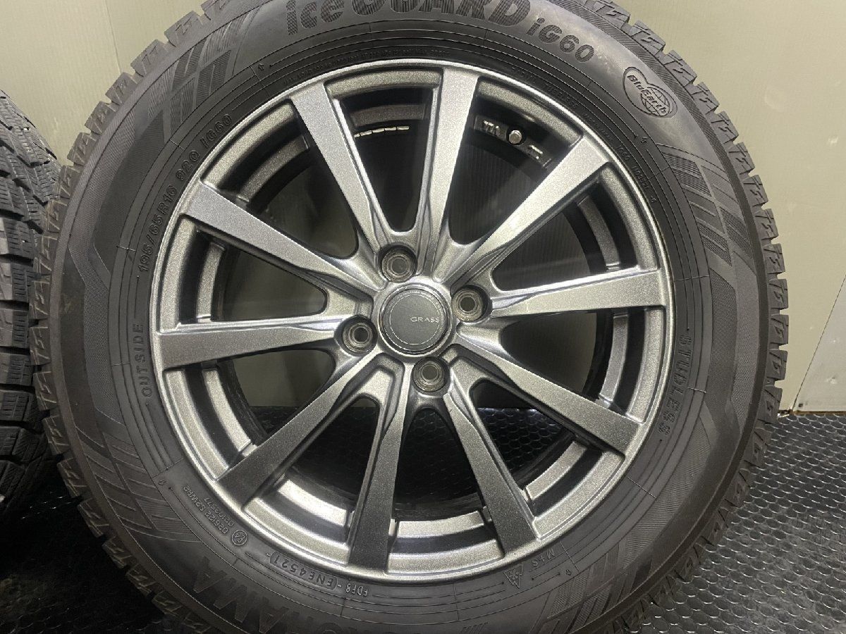 YOKOHAMA ice GUARD iG60 195/65R16】スタッドレス【GRASS 16インチ 