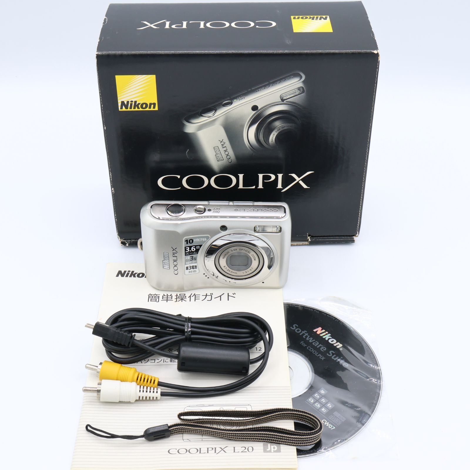 Nikon ニコン デジタルカメラ COOLPIX (クールピクス) L20 シルバー
