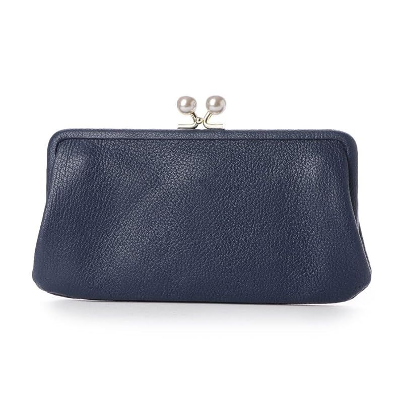 [ペルケ]アクリル玉がま口長財布 NV 1