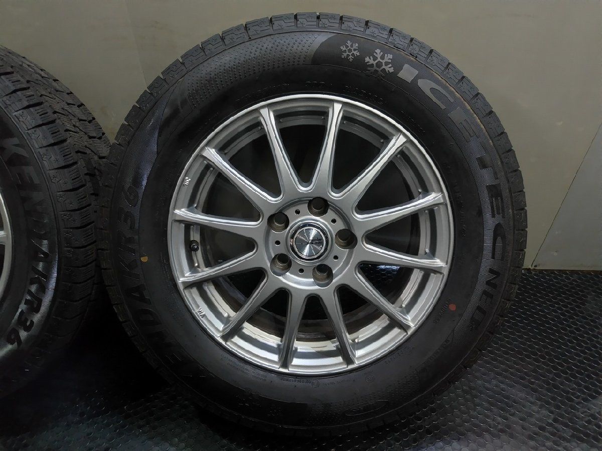 KENDA 215/65R16】スタッドレス【Weds Ravrion LUMIERE 16インチ 6.5