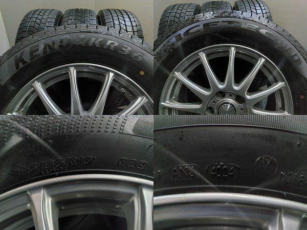 KENDA 215/65R16】スタッドレス【Weds Ravrion LUMIERE 16インチ 6.5
